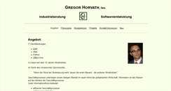 Desktop Screenshot of gregor-horvath.com