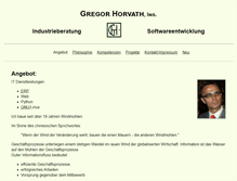 Tablet Screenshot of gregor-horvath.com